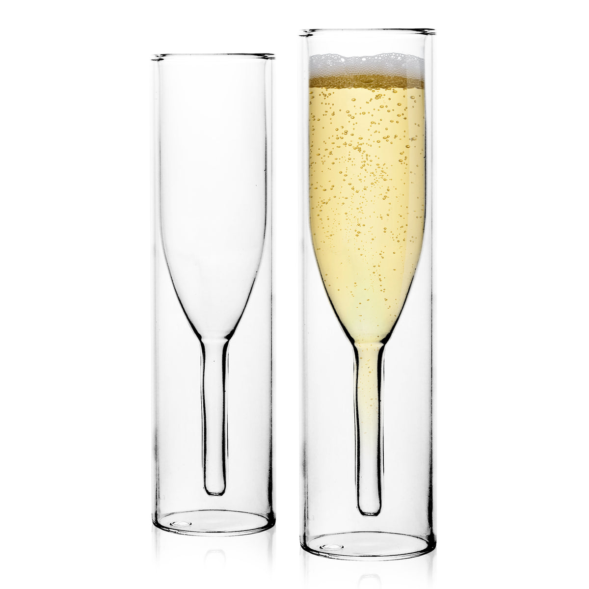 Genius Double Walled Champagne Glass | 2pk