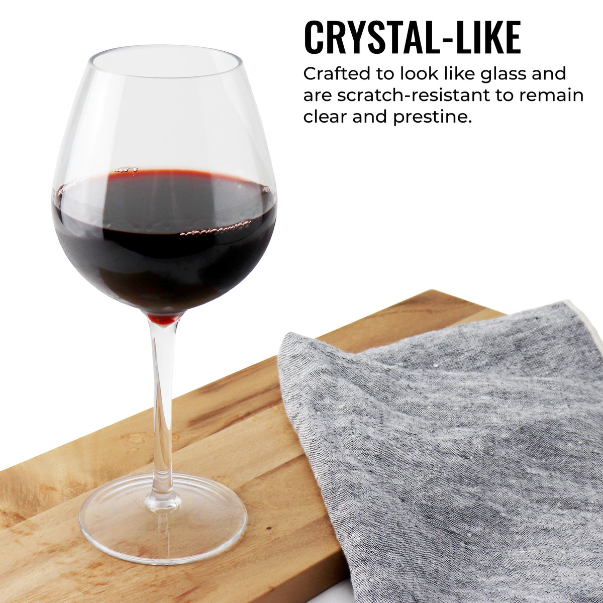 Genius Unbreakable Red Wine Glass | 4pk